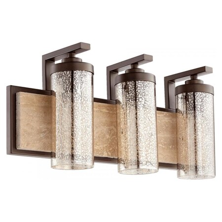 Quorum Julian 3Lt Vanity Oiled Bronze 503-3-86